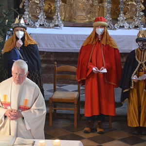 Sternsingergottesdienst: Dank an Toni