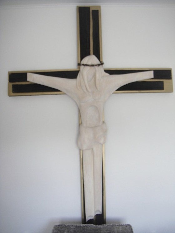 Friedhof Sankt Gallen / Pater Ulrich Diel OSB Friedhofskreuz von Tom Well