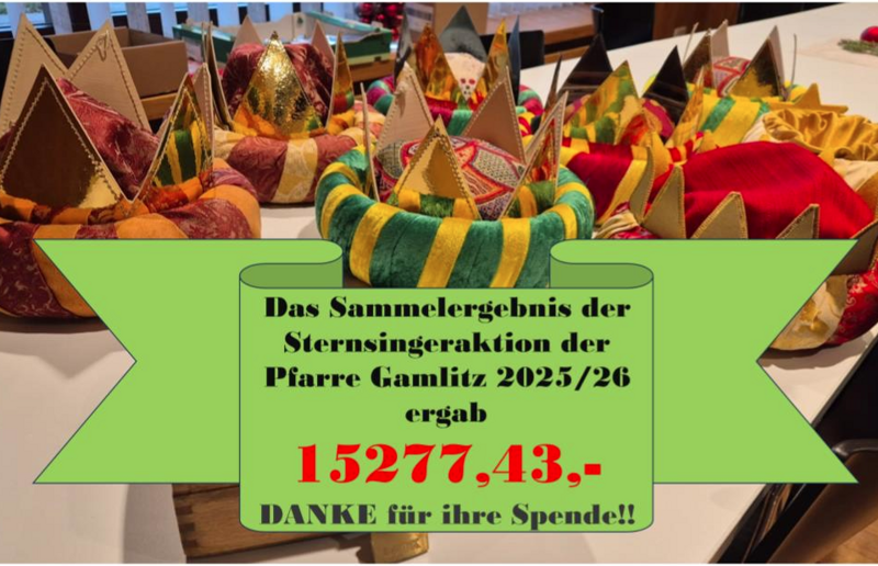 Danke für Eure Spenden